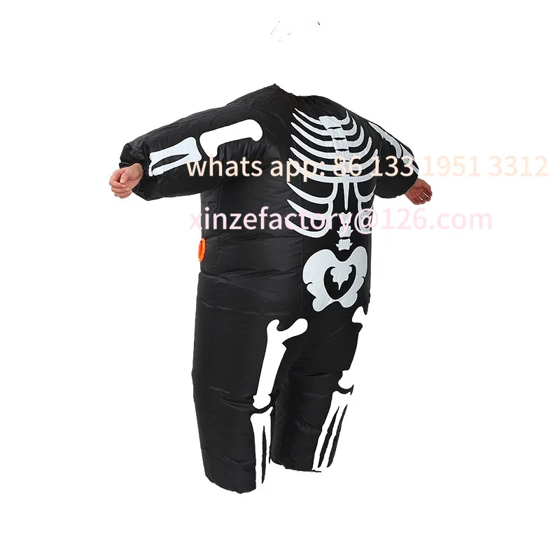 Customizable Party Skull Ghost Inflatable Costume Atmosphere Arrangement Props Prank Air Model