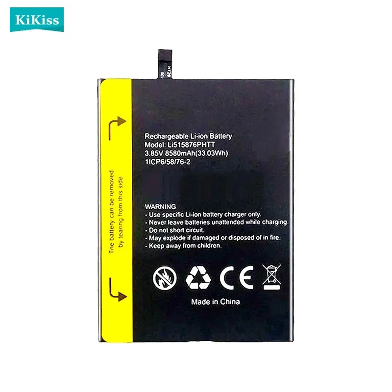 Li515876PHTT(bv6600) Mobile Phone Battery For Blackview BV6600 Helio A25 8580mAh High Quality