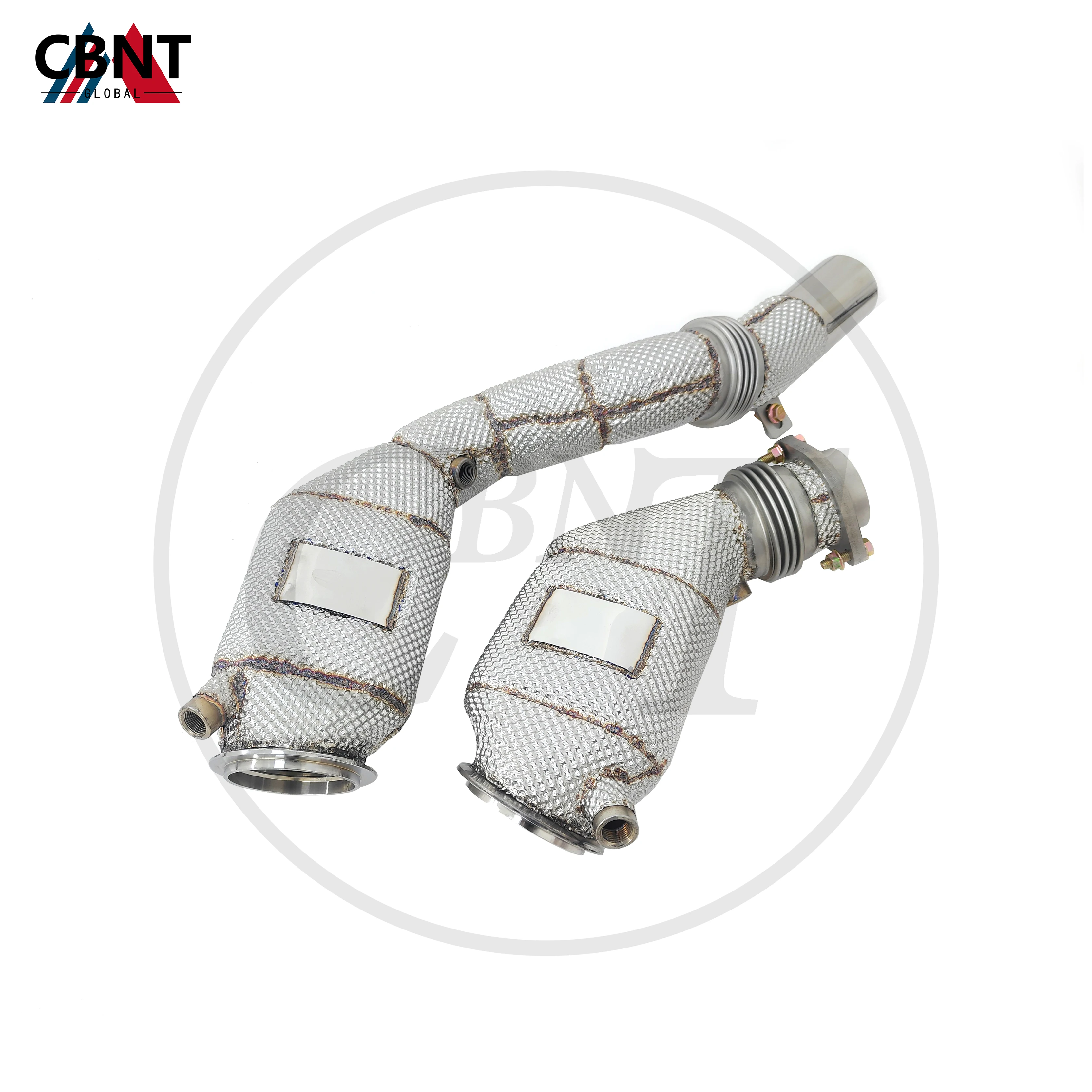 

CBNT Exhaust-pipe Downpipe for BMW F80 M3 F82 M4 S55 Exhaust Header with Catalytic Converter High Quality SS304 Stainless Steel