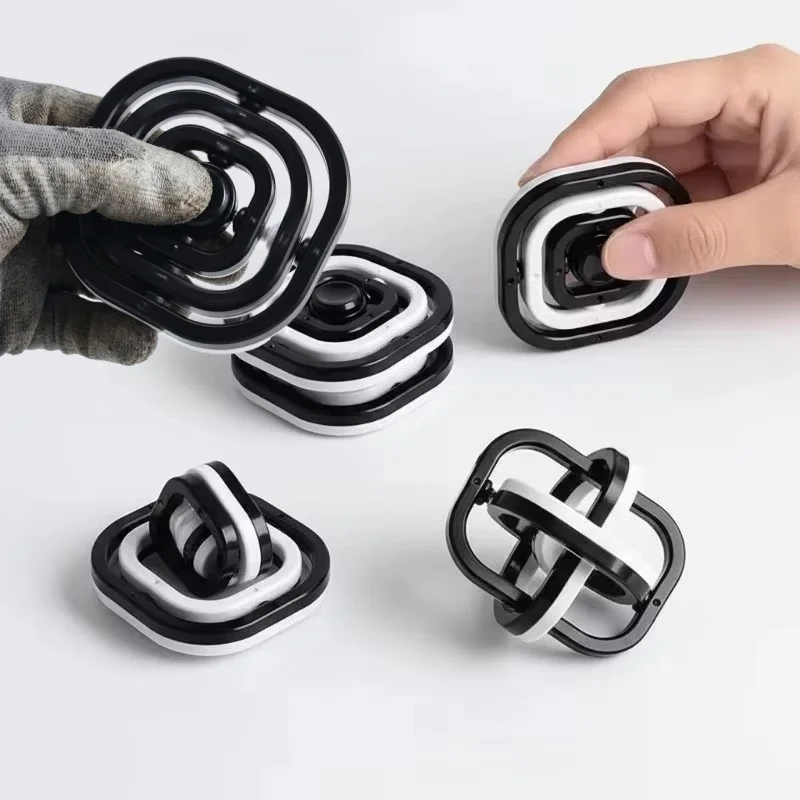 Fidget Speelgoed 3D Flip Vinger Spinner Vingertop Gyro Autisme Stress ADHD Kinderen Hand Top Kids Kind Volwassen Zintuiglijke Geschenken