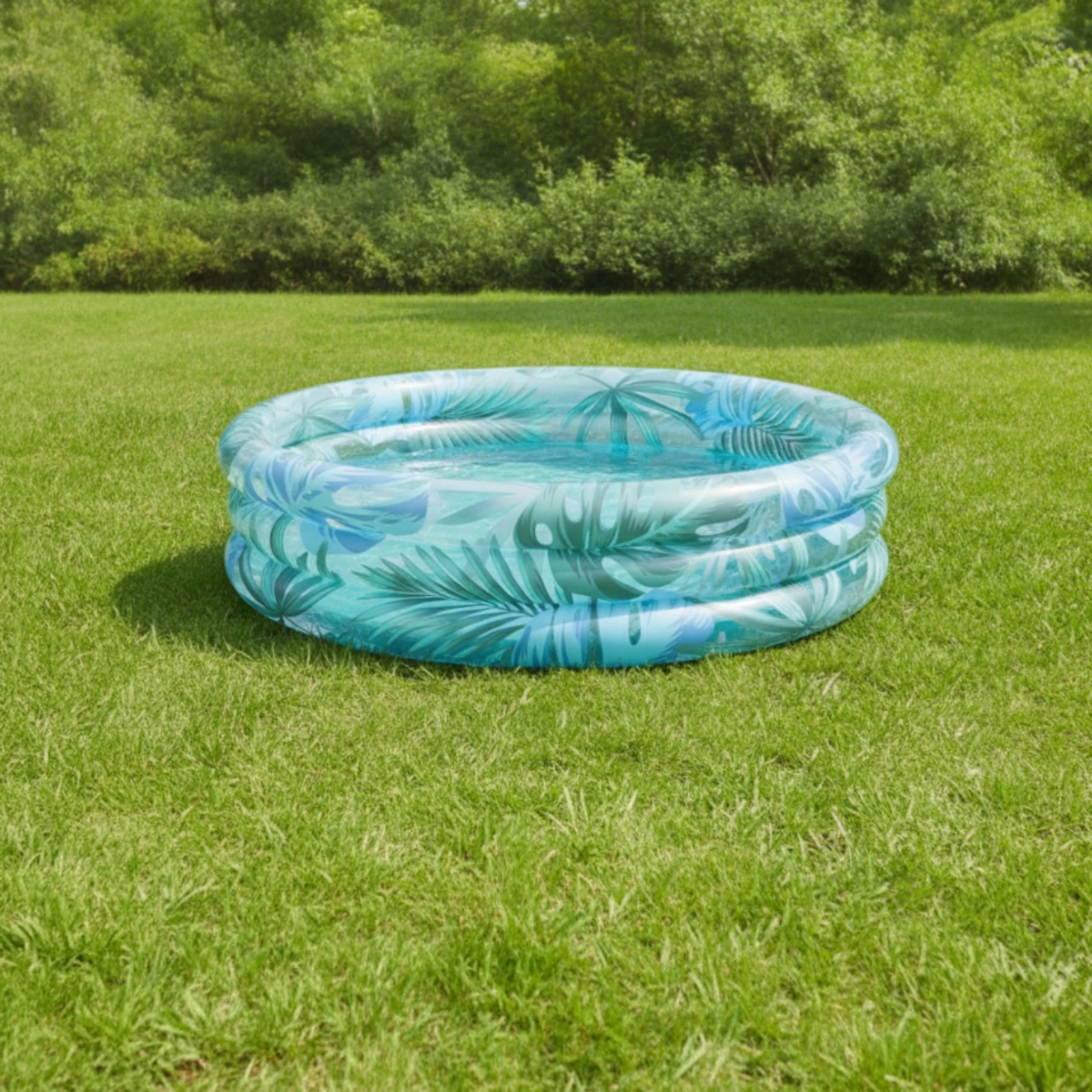 Inflatable Pool Shallow Kiddie Pool Soft Portable for Children, Backyard, Garden
