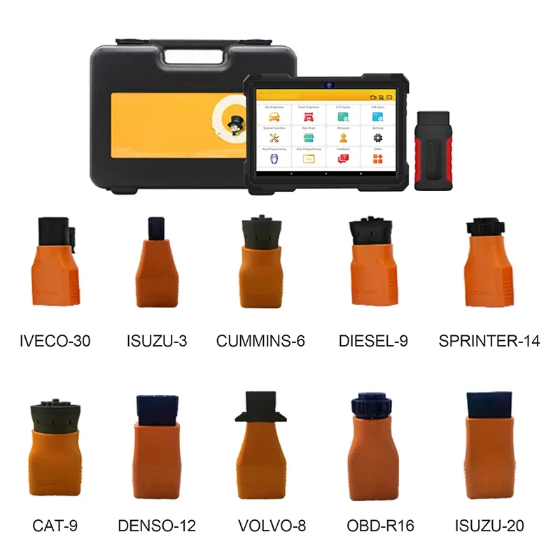 Wholesales BT 5.0 10.1 Inch Rugged Table 2 Scanner Full System Diagnostic Equipment For Car And Truck Diagnostic Tools