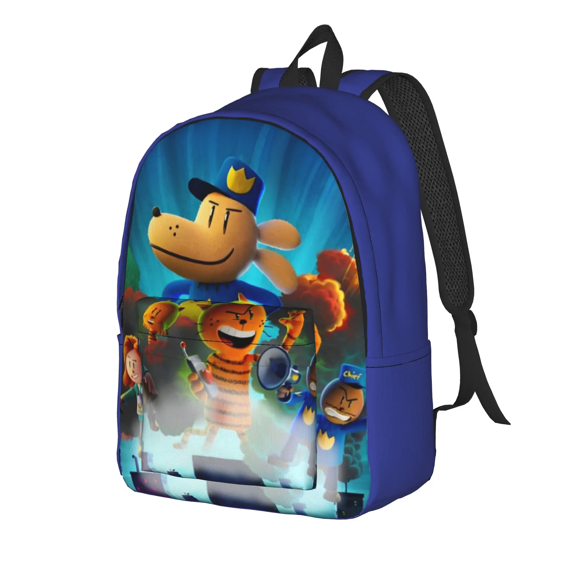 Dogmans  Movie Comic Backpack for Men Women Cool Student Work Daypack Cartoon Animals Laptop Shoulder Bag Outdoor