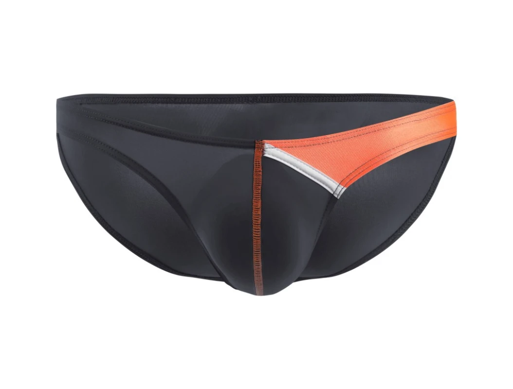 Calções de banho masculinos finos de seda gelo maiô masculino sexy roupa interior sexy tanga