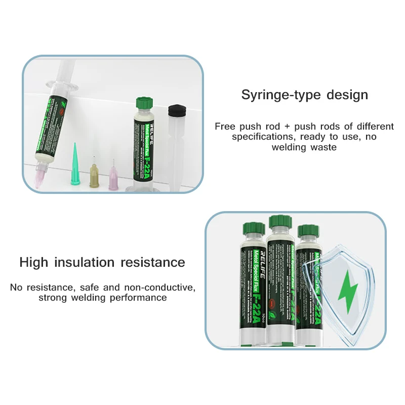 RELIFE F-22A Multipurpose Metal Special Solder Flux Strong Thermal Conductivity Environmentally Friendly Solder Flux