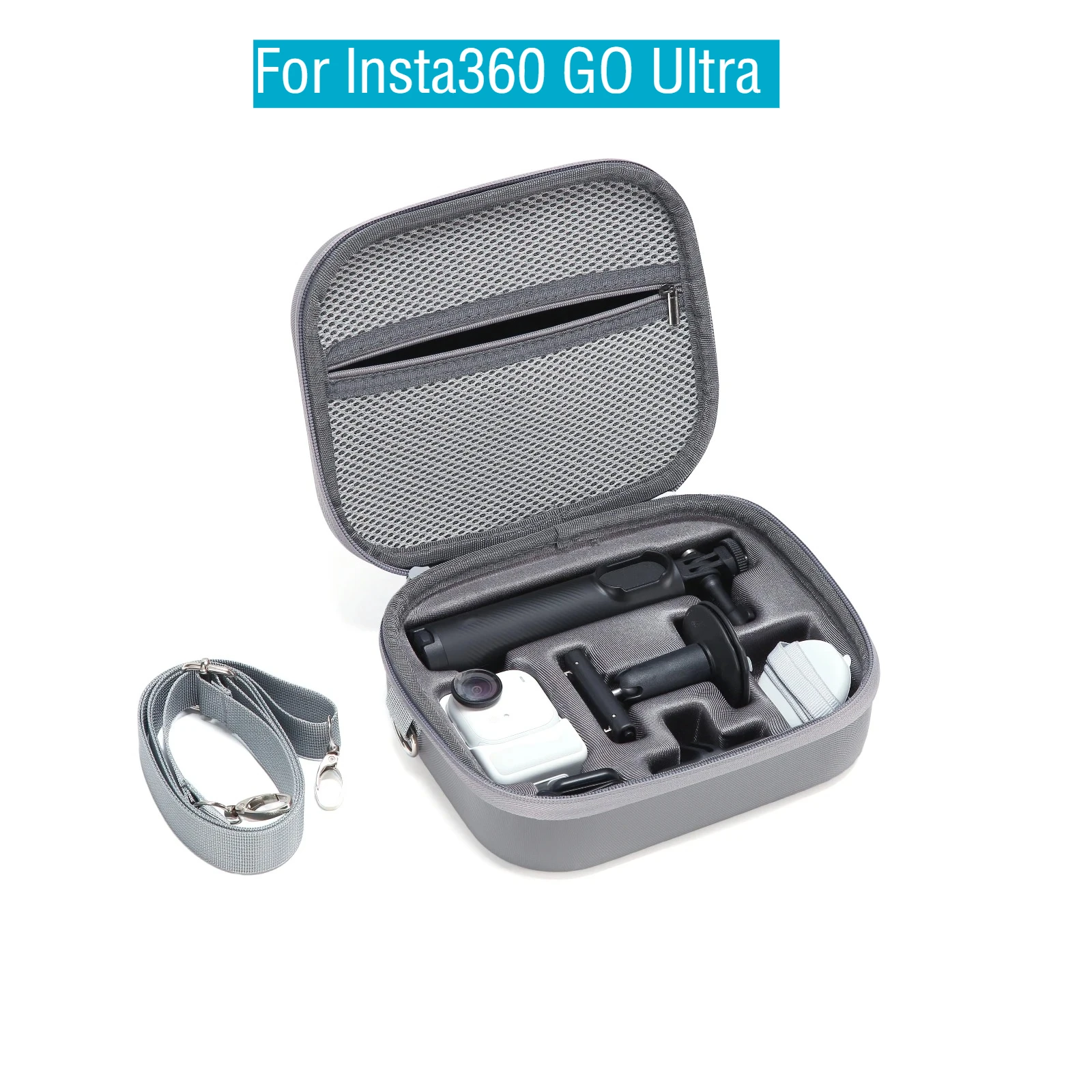 

Travelling Case for Insta360 GO Ultra Creator Bundle Portable Waterproof Shockproof Anti-scratch Storage Bag for GO Ultra