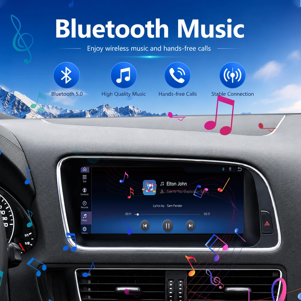factory price new Multimedia Linux Screen For Audi A4 s4 B8 2009-2015 Wireless CarPlay Android Auto Airplay Car Player Function view 4