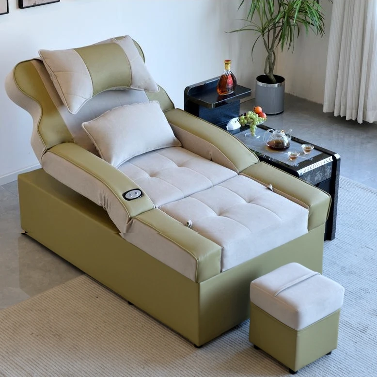 Salon Furniture Modern Foldable Portable Adjustable Multi-function Electric Massage Pedicur Table High-Density Sponge Nail Hotel