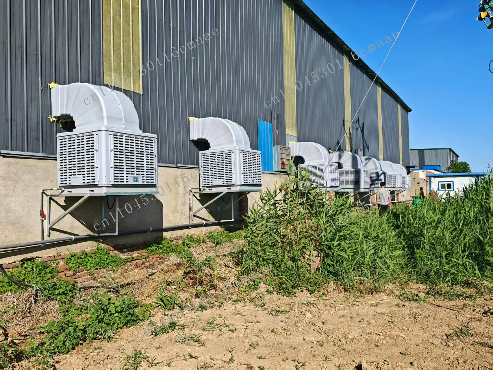 NEW High-efficiency Industrial Evaporative Air Cooler 10,000 M ³/h Indirect Evaporative Cooling System with Core Motor and Pump