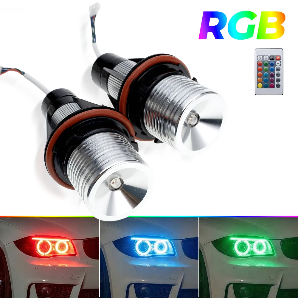 2Pcs Led Angel Eyes…