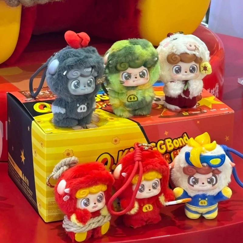

Qi-Ou Tides Music Q-Bao × Zhuzhu X-Man Super Cute Piggy Team Series слепая коробка милая пластиковая кукла с лицом загадочная коробка игрушка