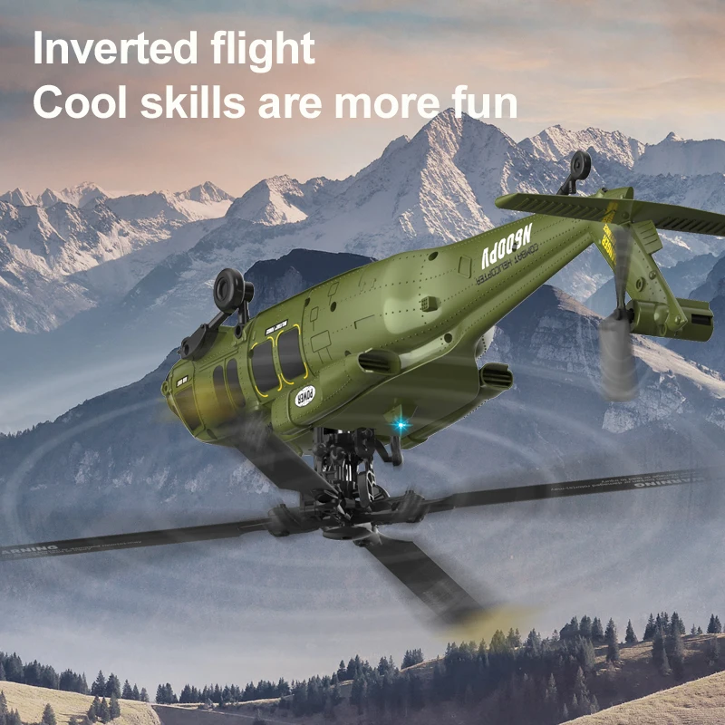 

k200 6CH RC Helicopter With Brushless Motor Altitude Hold Optical Flow One Key Takeoff 3D Roll Helicopter Model toys