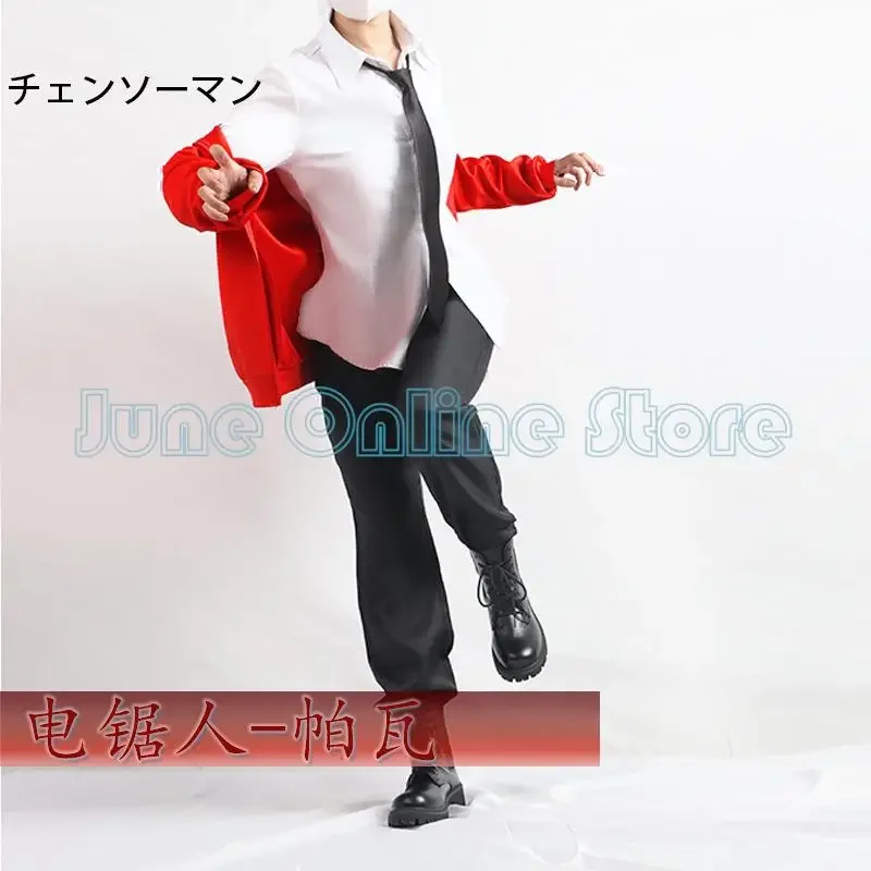 ชุดยูนิฟอร์มวิกแจ็กเก็ตกางเกงผู้หญิงอะนิเมะชุดคอสเพลย์ผู้หญิงสีน้ำเงินและสีแดง