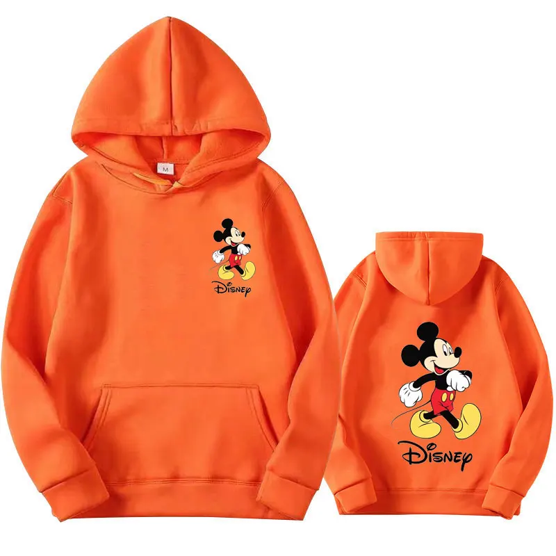 

Couple Outfit Disney Hoodies Minnie Mouse Women's Casual Sweatshirt Couple Hoodie Men's Women Clothing Mickey Y2k Print Top