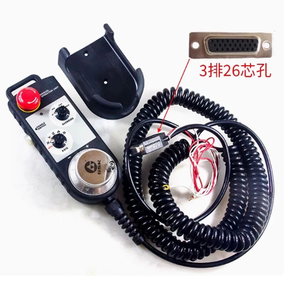 

Guangshu GSK980TDi электронный маховик Гуанчжоу гравировальный станок с ЧПУ SC10-D/S с аварийной остановкой внешний ручной импульс