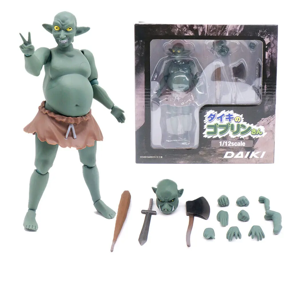 15cm Daiki Kougyou Goblin Anime Figure Daiki No Goblin-san PVC Action Figure Movable Model Toy Collection Statue Doll Gifts