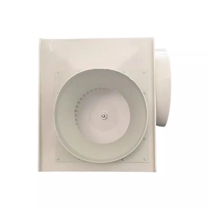 Centrifugal Fan Laboratory PP Anticorrosive Plastic Fan Ventilation Cabinet High Air Volume Ventilation Extraction Pipe Fan 300W