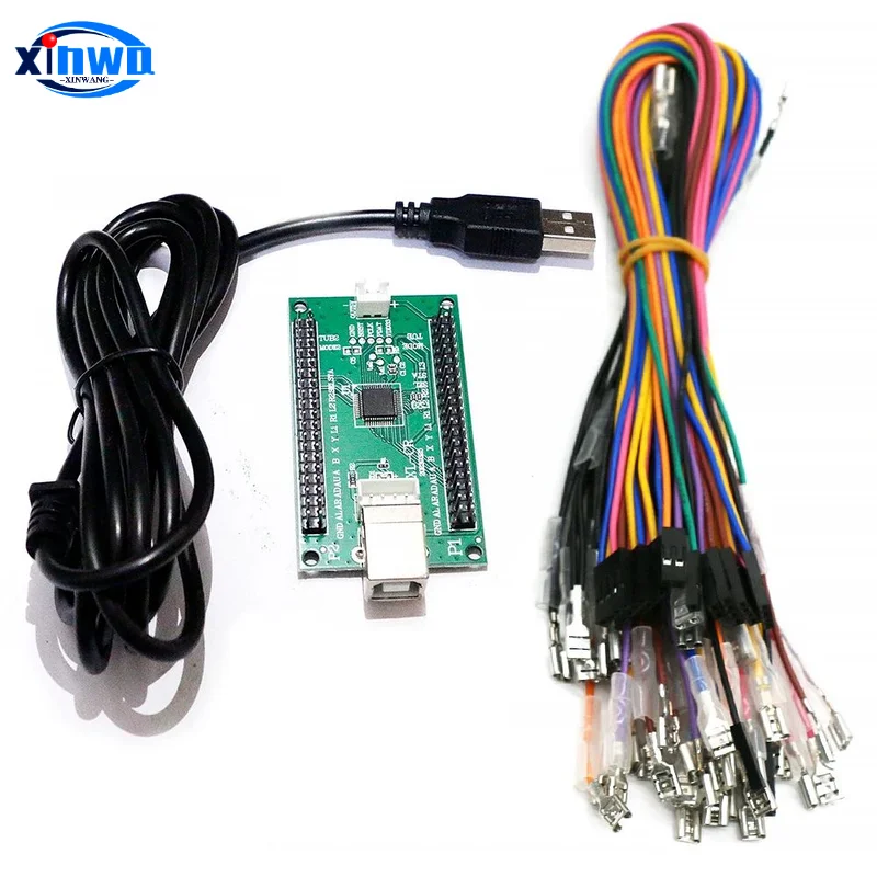 ZXL Twin Players PC Android Usb Board With Button Stick Cable