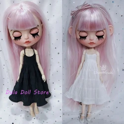2026 Dula Doll Clothes Dress Black and white long skirt Blythe ob24 ob22 Azone Licca ICY JerryB 1/6  Doll Accessories