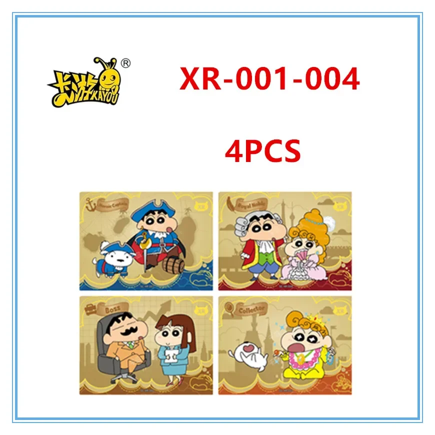 KAYOU Original latest model Crayon Shin-chan Cards Wish Pack UR SSR OR SR R TR TGR SSR FR ZR XR XR-P Card Toy Birthday Gifts for