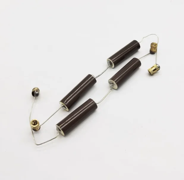 

10PCS Live display capacitor 15KV110pF Y5T ceramic dielectric high-frequency high-voltage core rod capacitor