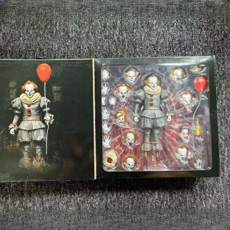 

In Stock Original Neca Figure The Many Faces Of Pennywise Figure Action Figure Model Toys Joint Movable Horror Doll Children Toy