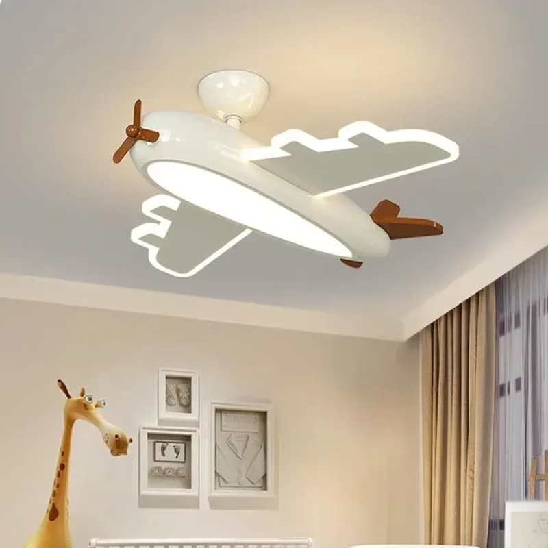 

Airplane Ceiling Lamp Cartoon Kids Ceiling Lamp Creative Design Led White Lamp Living Dining Room Baby Nursery Room Decor Lamp