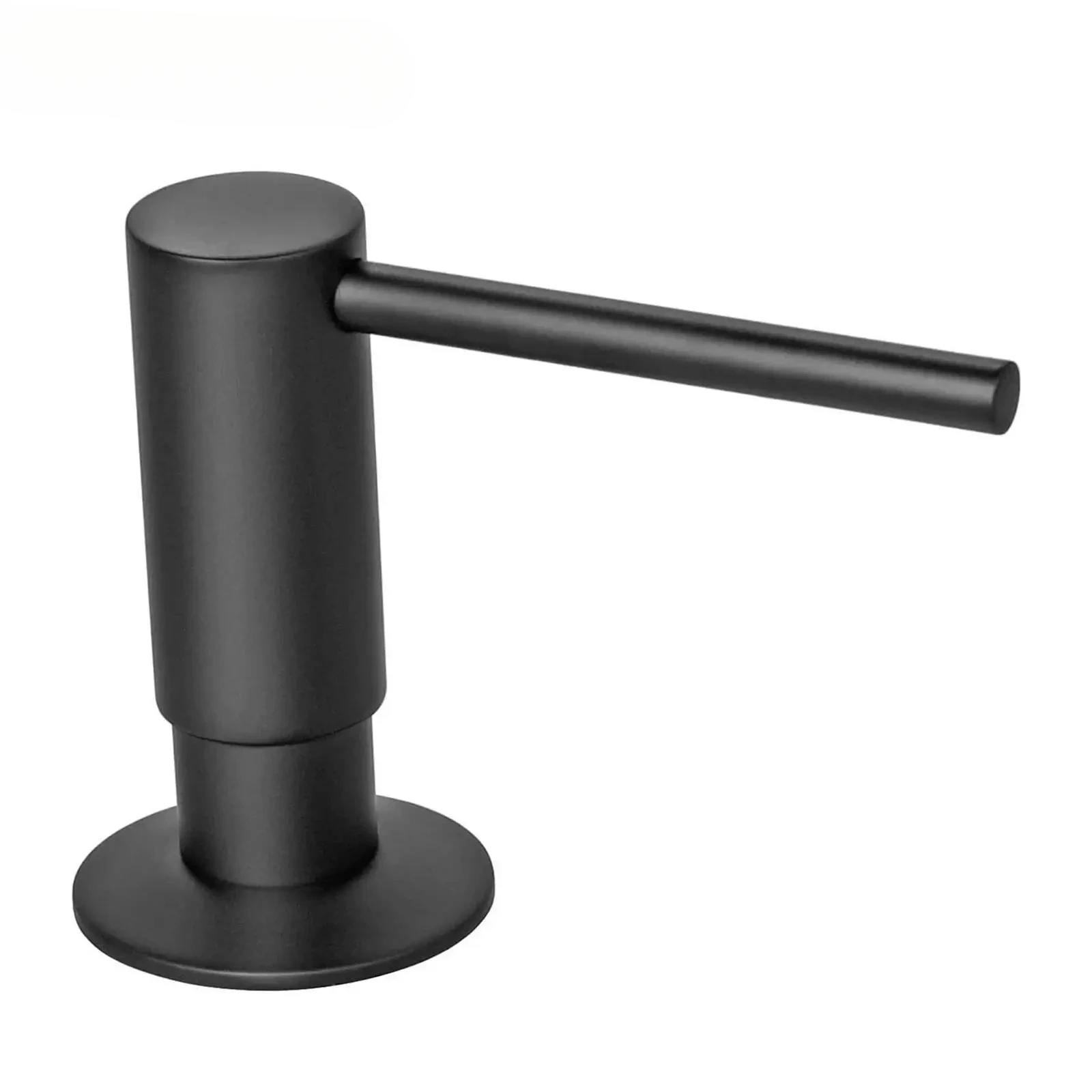 

Samodra Black Liquid Dispensers Brass Pump Head With 500ML PE Bottle Build In Dispenser Soap For Kitchen Accessories