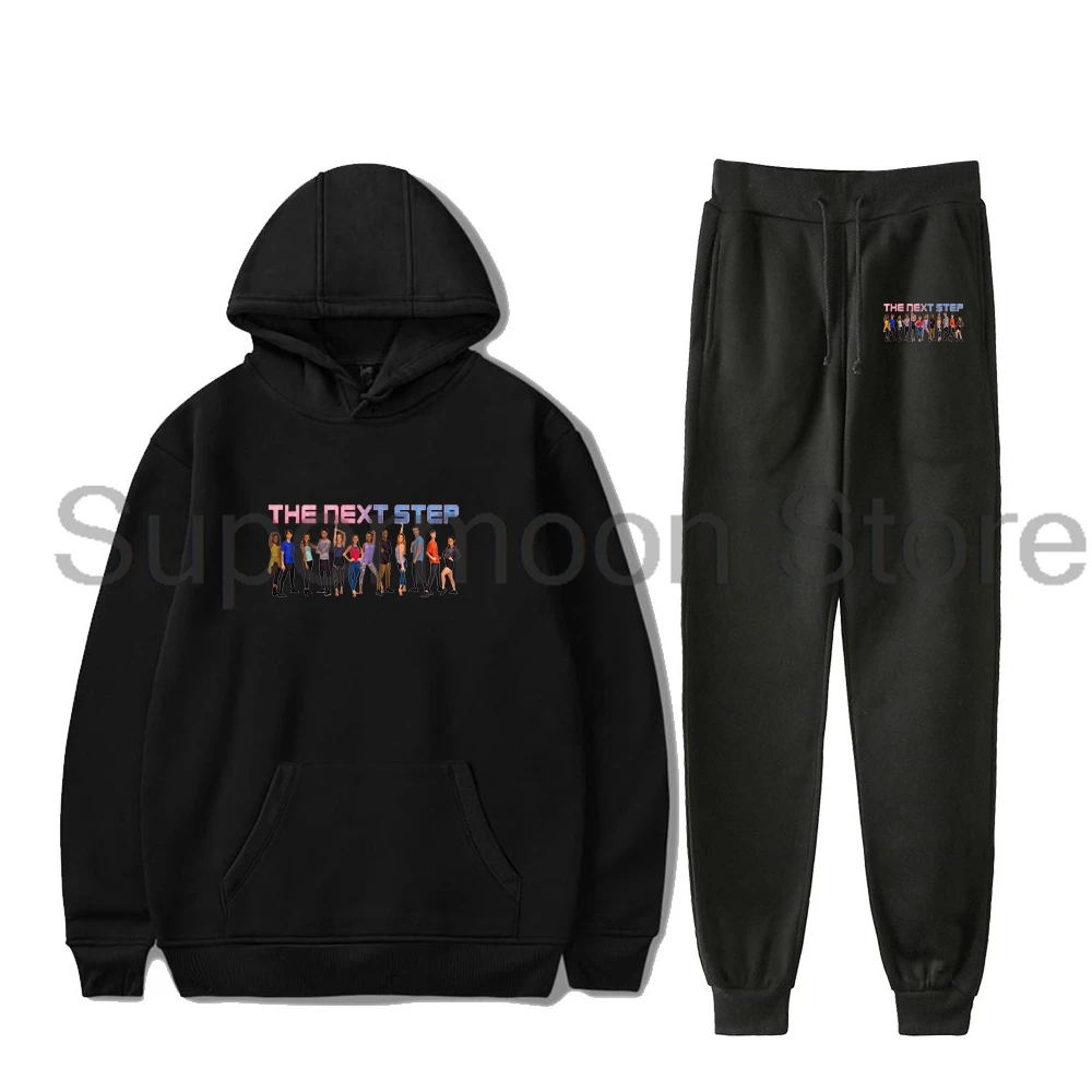 

The Next Step Tv Merch Hoodie Jogger Pants Two Piece Set Sweatshirts+Sweatpants Women Men Outfit Sets