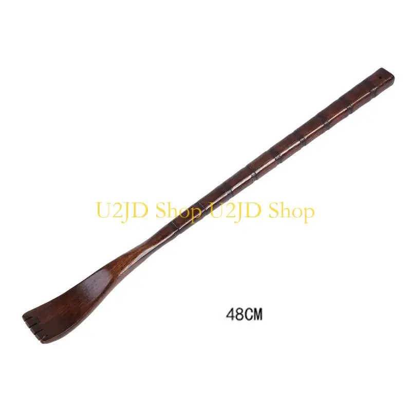 U2JD Wooden Back Scratcher Polished Thicken Body Relaxation Massager for Women Men