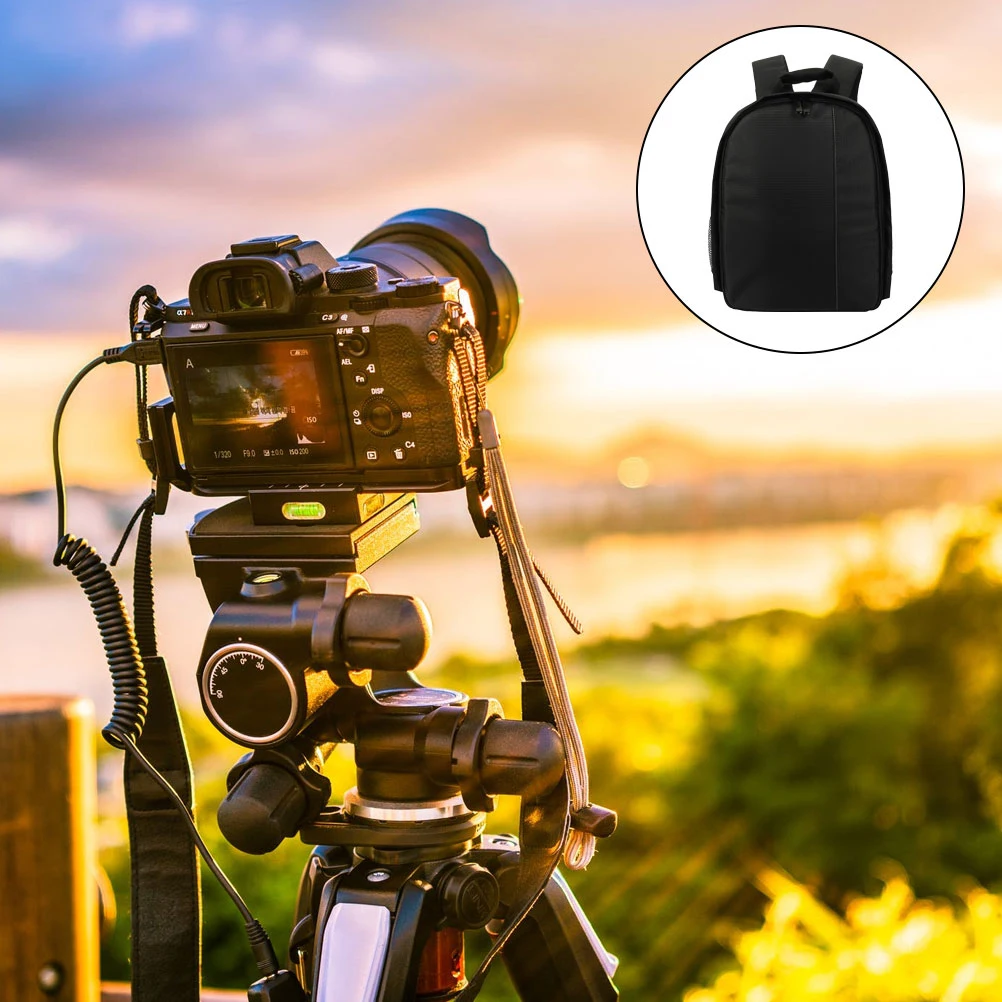 

Waterproof Camera Bag for DSLR Laptop 156 Inch Unisex Nylon Adjustable Straps Travel Storage Pouch Durable Sturdy Camera