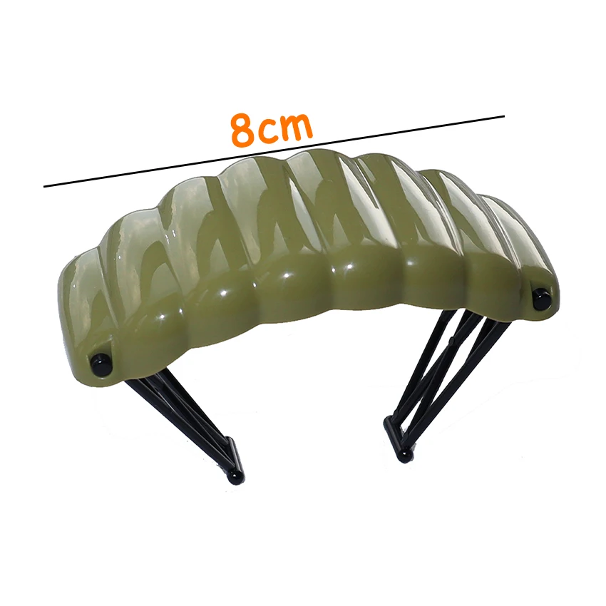 

Parachute Equipment PUBG Air Raid Accessories Pack Building Blocks WW2 Army Military Self Defense Battlefield Bunkers