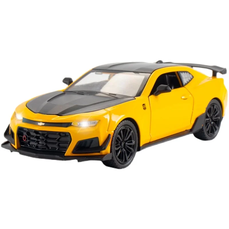 1:24 Chevrolet Camaro Legierung Diecast Modell Spielzeug Auto Sound Und Licht Zurückziehen Metall Auto Simulation Sammlung Geschenke Spielzeug Junge