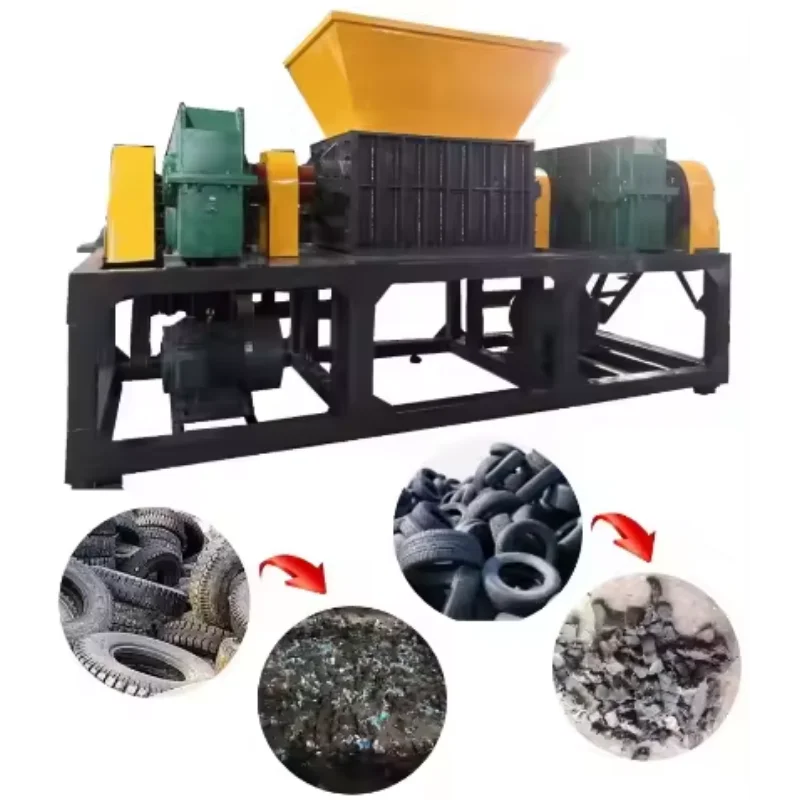 YG Tyre Recycling Shredder Machine Widely Using Double Shaft Tire Shredders Tire Lacerate Metal Shred Crushing Machine for Sale