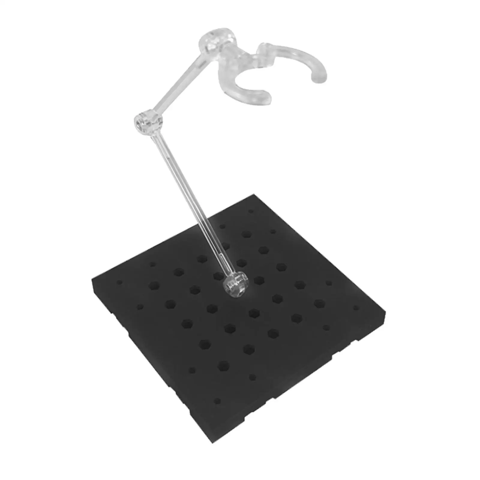 Sturdy Action Figure Stand Assembly Rack Display Holder Base, for 1/144 Figure Model Toy Accessory.