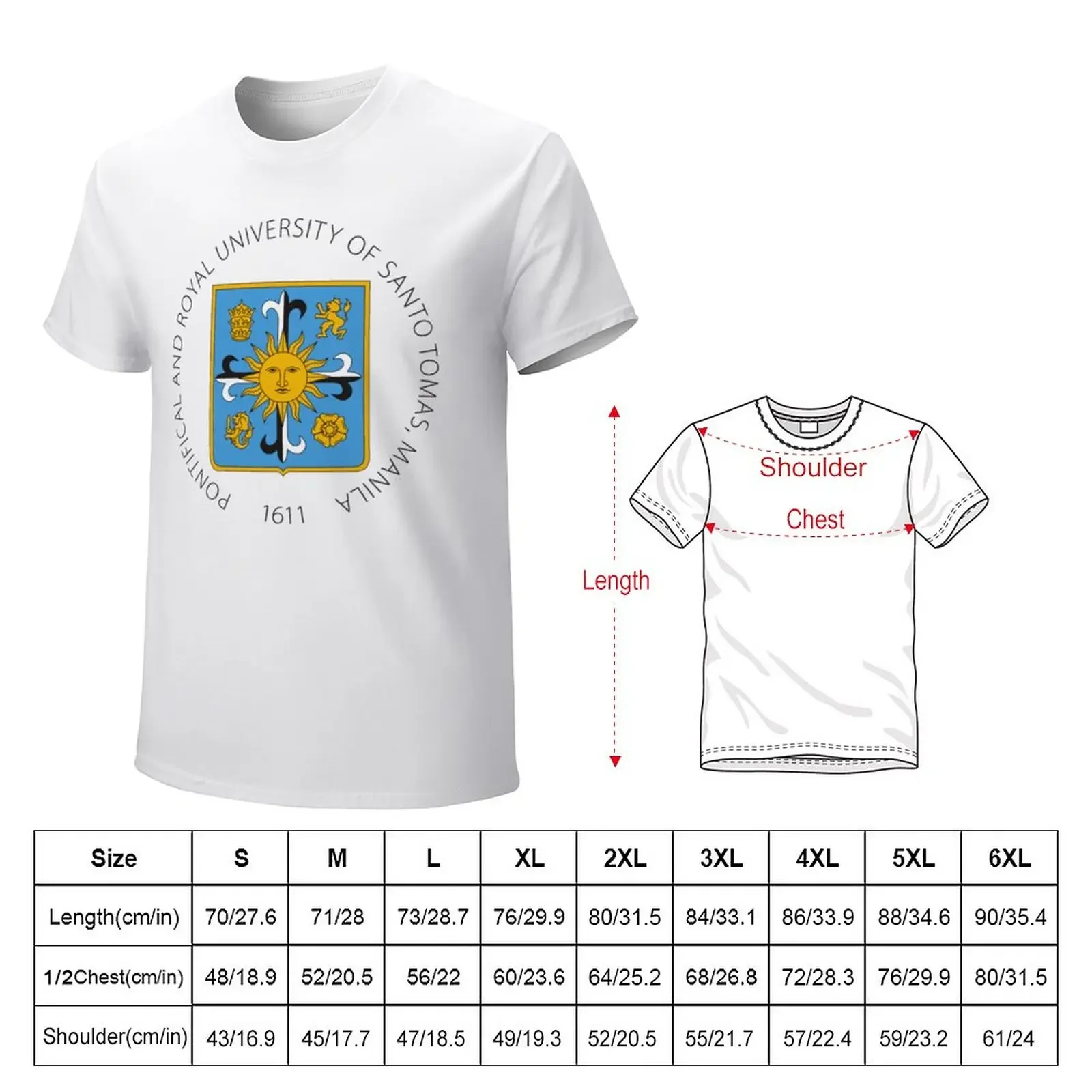 University of Santo Tomas T-Shirt quick-drying aesthetic clothes men graphic t shirts