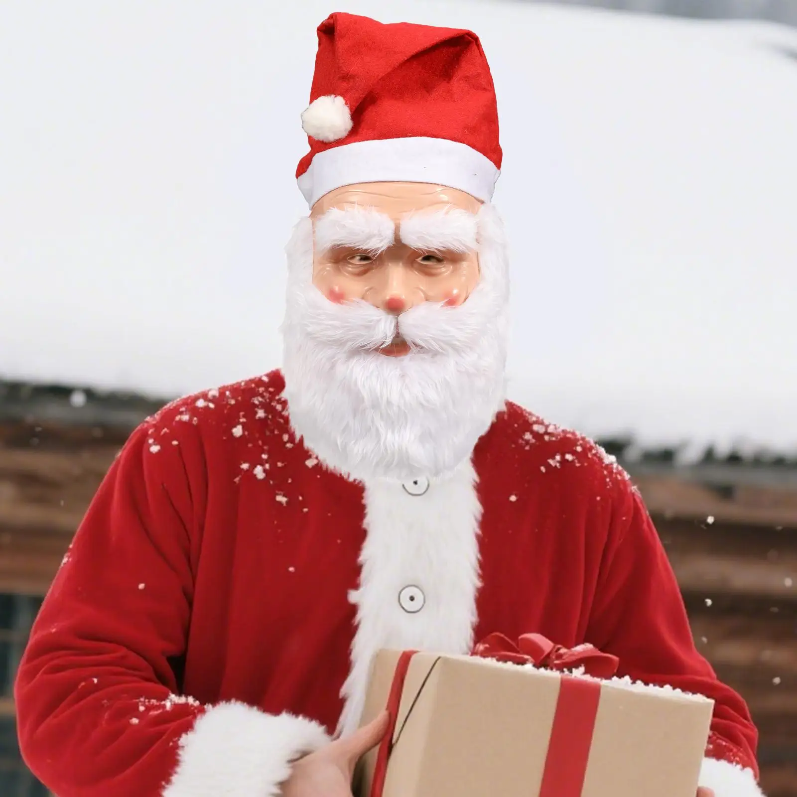 

Santa Claus Mask Christmas Cosplay Mask for Carnival Party Stage Performance