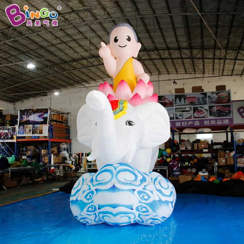 Elefante inflable gigante para escenario de circo, decoración de eventos, globo colgante de Animal, juguete