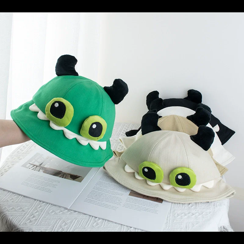 

Модная солнцезащитная шляпа рыбьков, повседневная панама для отдыха, мультяшная шляпа от солнца с защитой от ультрафиолета, летние шляпы для девочек