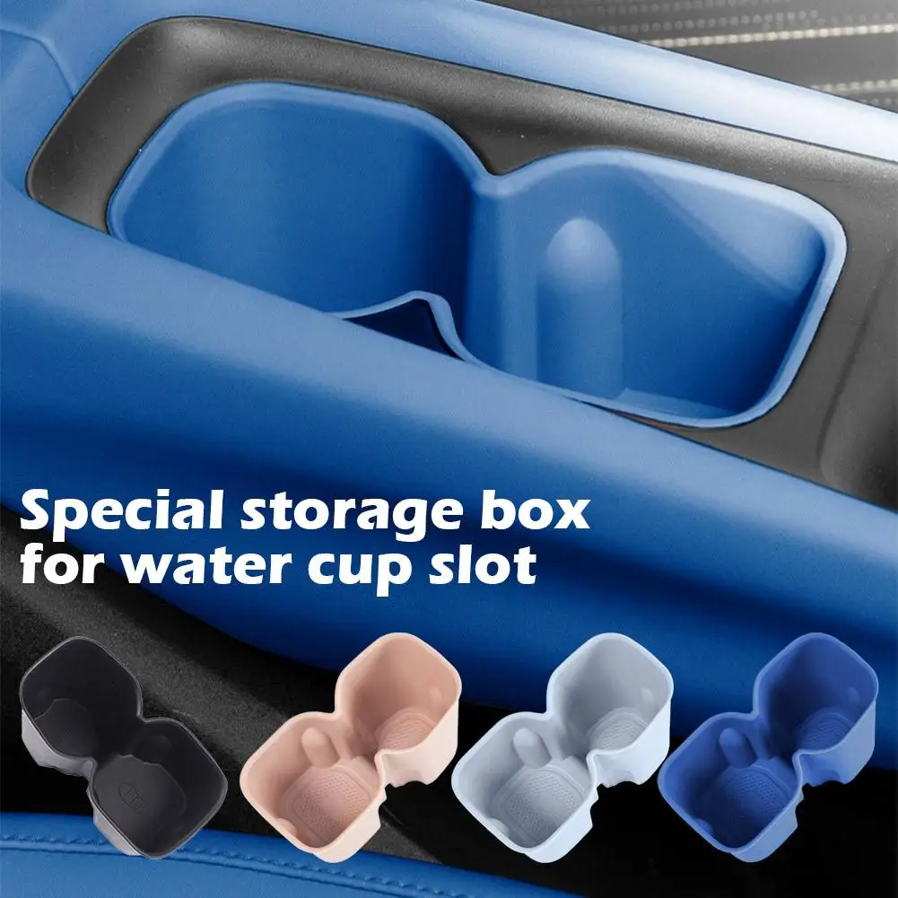 For BYD SEAGULL 2023 Car TPE Padding Water Cup Holder Beverage Box Accessories Anti-slip Holder Pad Fixed Storage Auto Z6G4