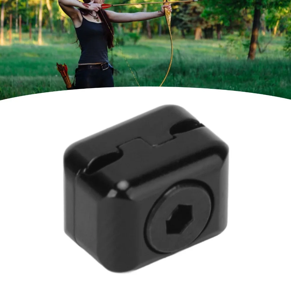 Aluminum Alloy Arrow Rest Cable Clamp Vibration Reduction Buckle Metal Fastener Clip Drop Away Arrow Rest Bow Hunting