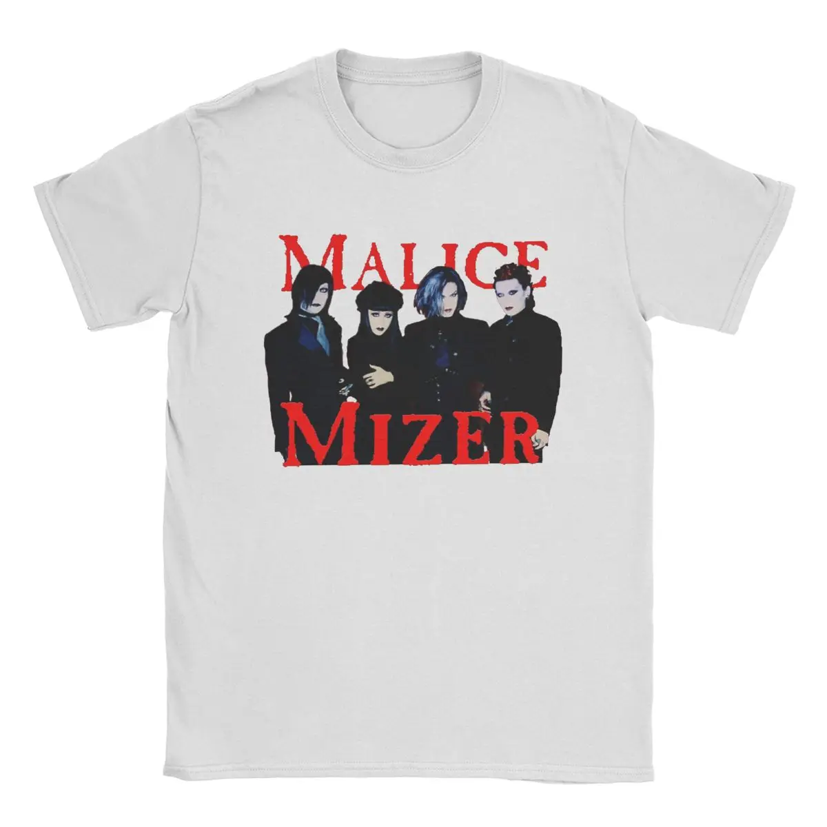 Malice Mizer Band T Shirts Men's Pure Cotton Funny T-Shirt Crew Neck Tees Short Sleeve Tops Gift Idea