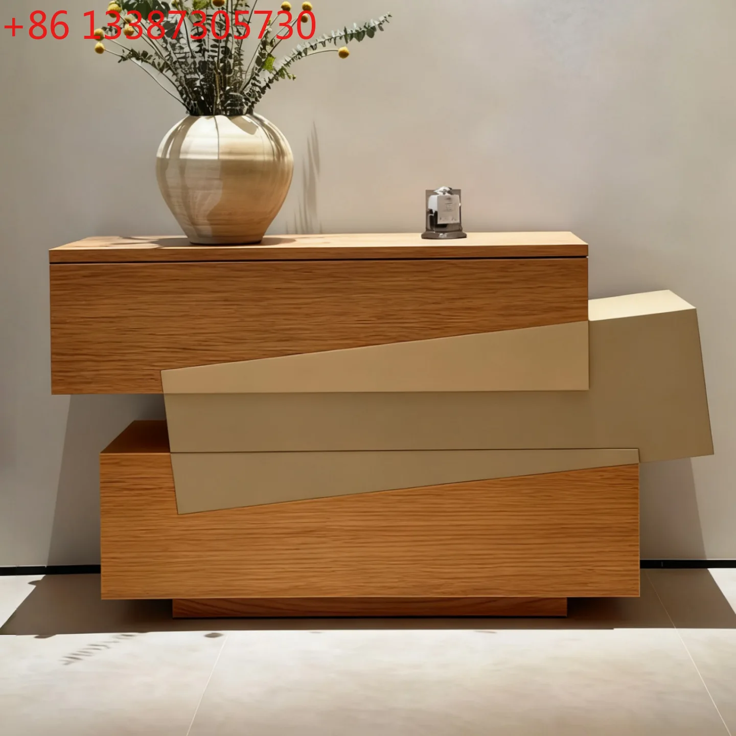 

Окрашенный входной шкаф в средневековом стиле, настенный комод для гостиной