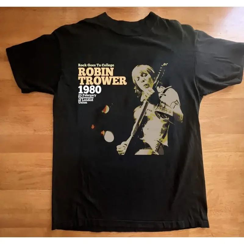 Robin Trower Rock Goes To College T Shirt Full Size