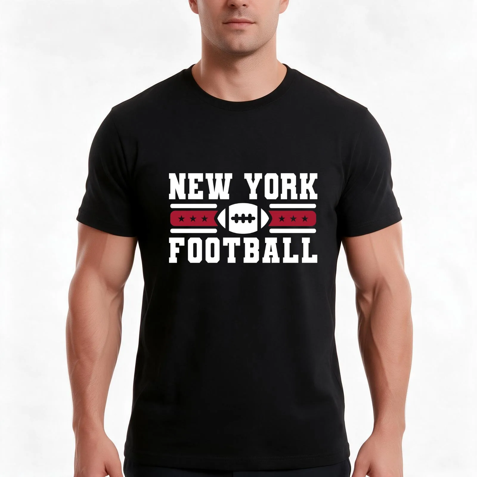 New York Football Team NY Vintage Retro Giants Goalline Sport T-Shirt, Summer Casual Cotton Tee, Oversized Streetwear Tops