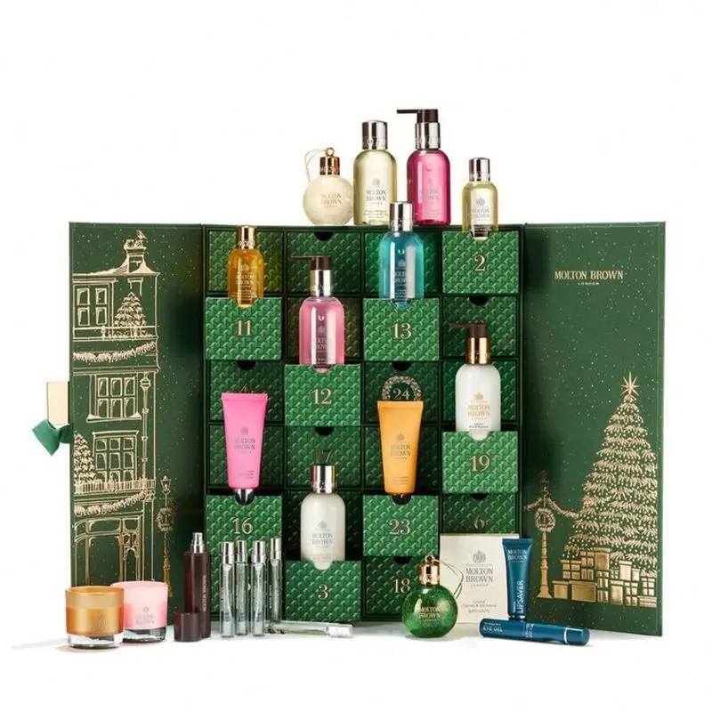 Customization.Customization.Empty Luxury Packaging Paper Gift Box Custom Christmas Advent Calendar Gift Box