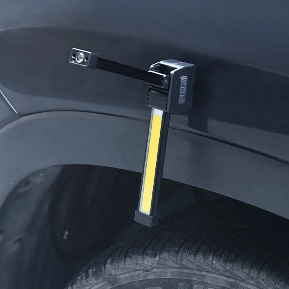 Lampada da palestra portatile impermeabile con torcia LED ricaricabile magnetica con gancio Dimmerazione a 7 gradi pieghevole a 180 gradi per esterni