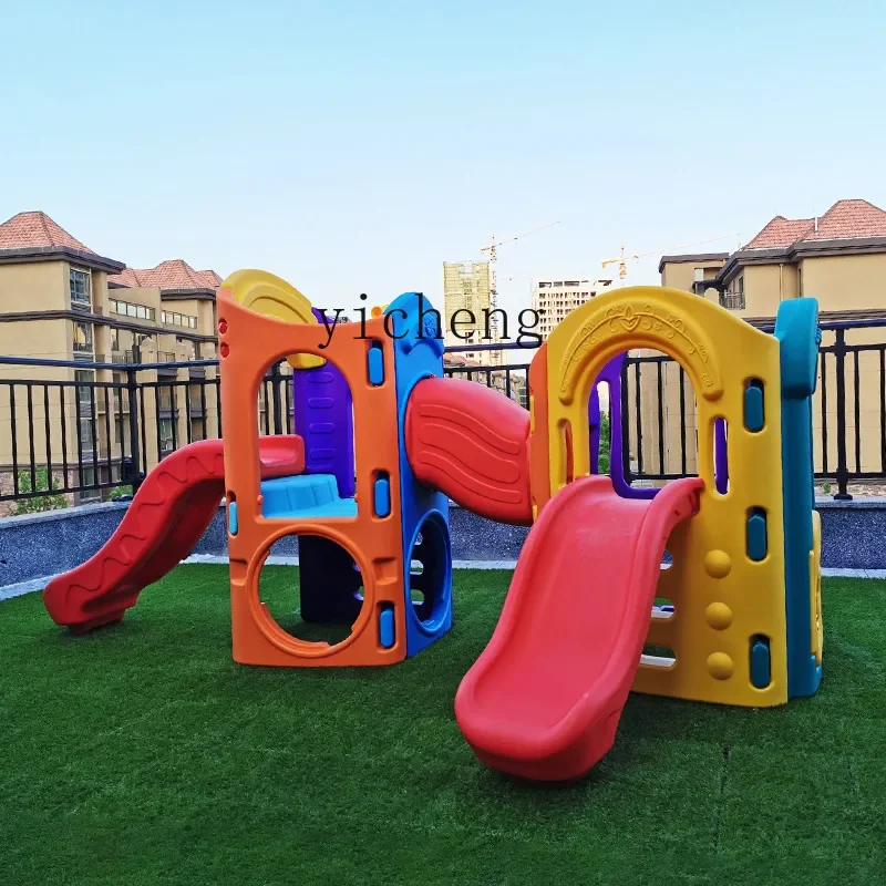 Castle Slide Large Toy Kindergarten Equipment Children's Indoor Outdoor Home Playground Little Prodigy SlideR15