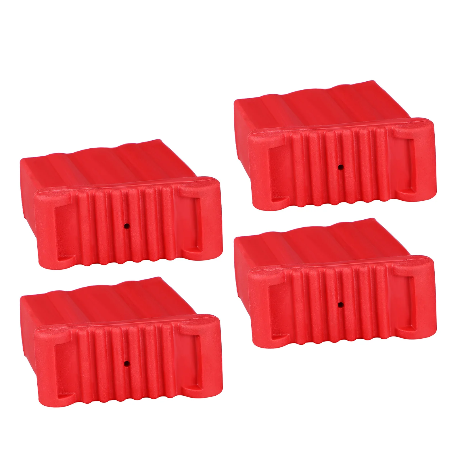 

4Pcs Rubber Ladder Foot Covers Foldable Ladder Feet Pads Non-Skid Protective Mats Noise Reduction Floor Protection