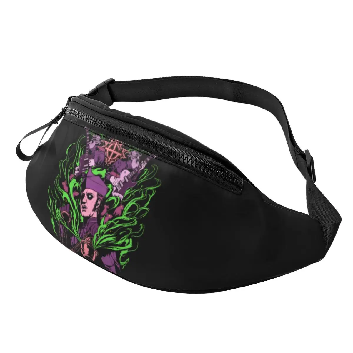 

Custom G-Ghosts Hot Rock Punk Brands Fanny Bag Classic Crossbody Waist Pack Men Women Travel Hiking Phone Money Pouch
